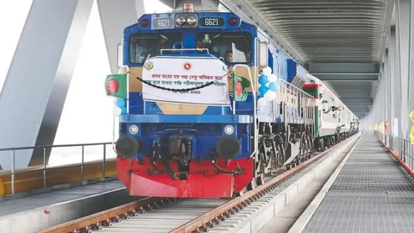 Passenger trains to run on Padma Bridge from Oct