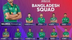Bangladesh squad for T20 World Cup